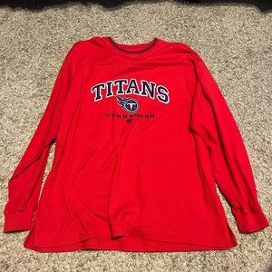 Men’s Tennessee titans red crewneck
